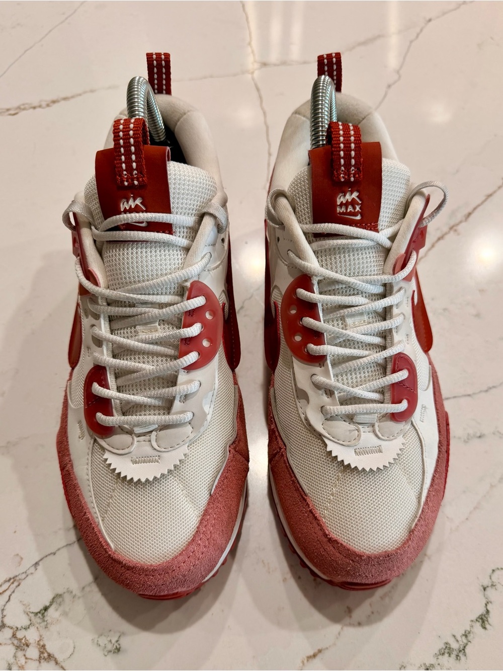 Nike Women's Air Max 90 Futura shoes "Red Stardust" size 8 - Picture 2 of 11